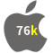 Aplicativo 76k para iOS
